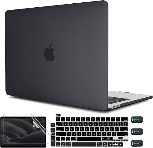 CISSOOK Matte Black Hard Shell Case Compatible with MacBook Pro 13 Inch Case 2025-2016 Release Model A2338 A2251 A2289 with Touch bar, MacBook Pro 13 M1 M2 with Keyboard Cover على Amazon.ae - متتبع الأسعار