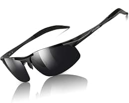 Mens Sports Polarized Sunglasses Driving Metal Frame UV Protection Sunglasses For Men 8177 - Best Deal Finder
