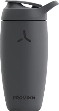 Promixx Pursuit Shaker Bottle Insulated Stainless Steel Water Bottle and Blender Cup, 18oz, Graphite Gray - Best Deal Finder