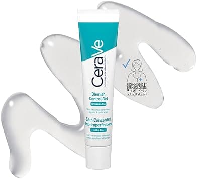 CeraVe Blemish Control Gel Facial Moisturiser For Acne & Blemishes with Glycolic Acid and Lactic Acid AHA/BHA 40 ml on Amazon.ae - Price Tracker