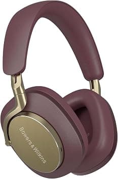 Bowers & Wilkins Px8 Over-Ear Wireless Headphones, Advanced Active Noise Cancellation, Luxurious Materials, 30-Hour Battery Life, 15-Min Quick Charging, Royal Burgundy on Amazon.ae - Price Tracker