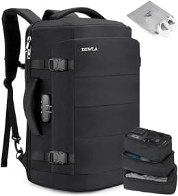 Tzowla Travel Laptop Backpack for Men Women Flight Approved,40L Large Capacity Water Resistant Anti Theft Backpacks - Best Deal Finder