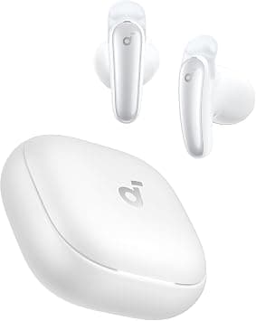 soundcore Liberty Buds by Anker, Semi-In-Ear Design, Removable Ear Fins, Real-Time Adaptive Noise Cancelling, Fast Charging, Wireless Bluetooth Earbuds,Translation Earbuds, 30H Playtime على Amazon.ae - متتبع الأسعار