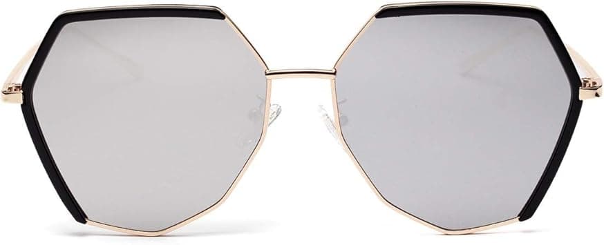 UV Sunglasses Polygonal Shape Diamond Party for Pickings Images Fashion Accessories Sunglasses for Women (Color : Silver) on Amazon.ae - Price Tracker