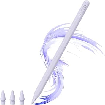 Uogic Stylus Pen for iPad with Palm Rejection, Rechargeable, Active Pen for iPad 6/7/8/9/10, Pro 11"/12.9"/M4, Air M2/3rd/4th/5th, mini 5th/6th on Amazon.ae - Price Tracker