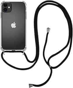 iPhone 14 Pro Max Black Crossbody Case Cell Phone Lanyard for around the shoulder, Phone Safety Adjustable Phone Strap, Best Smartphones Lanyard with Case (iPhone 14 Pro Max) imported from KOREA on Amazon.ae - Price Tracker