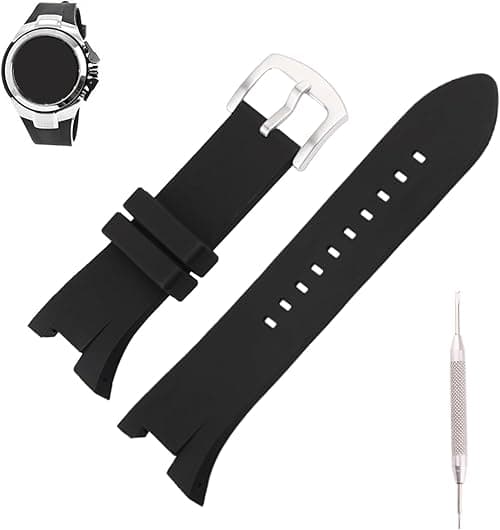 22mm Rubber Watch Bands Replacement Fit for Armani Exchange AX AX1040 AX1041 AX1042 AX1050 AX1067 AX1068 AX1070 Silicone Strap Wirstband for Men and Women Waterproof Bracelet Watch accessories on Amazon.ae - Price Tracker