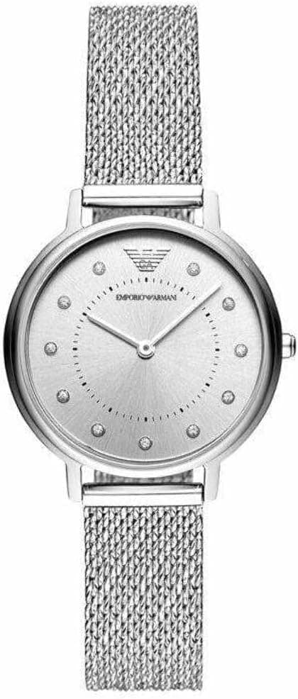 Emporio Armani Women's Silver Dial Stainless Steel Analog Watch - AR11128 on Amazon.ae - Price Tracker