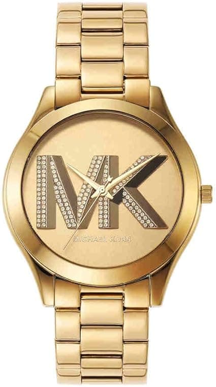 Michael Kors Slim Runway Watch for Women, 42mm Quartz Three Hand Movement with Stainless Steel Strap on Amazon.ae - Price Tracker