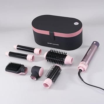 ENZO Professional EN-4133 6-in-1 Hair Dryer Brush & Multi Styler – Ionic Hot Air Blow Dryer, Hair Straightener, Curler & Volumizing Brush – JasperGrey - Intl Version on Amazon.ae - Price Tracker