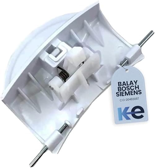 Anakel Home Washing Machine Door Lock 00483087 Compatible with Bosch, Balay, Siemens | Complete Washing Machine Handle 00418346, White on Amazon.ae - Price Tracker