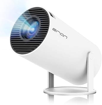 ear&ear Mini Projector, HY300 PRO Portable Projector, Support 4K 1080P Dual Band WIFI6 5G Wireless 5.0 Bluetooth Android 11, 180° Rotation, Auto Keystone Correction, Projector on Amazon.ae - Price Tracker