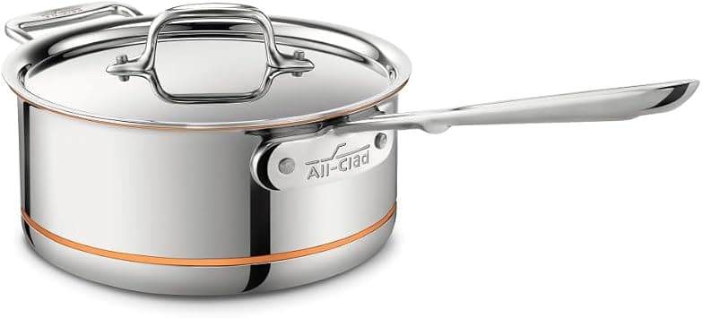 All-Clad Copper Core 5-Ply Stainless Steel Sauce Pan 3 Quart Induction Oven Broiler Safe 600F Pots and Pans, Cookware Silver on Amazon.ae - Price Tracker