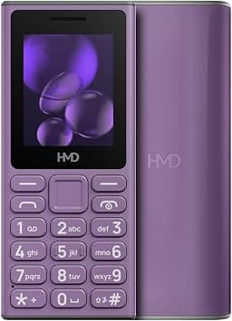 HMD 105 Keypad Phone with Built-in UPI App, Phone Talker, Long-Lasting Battery, Wireless FM Radio | Purple على Amazon.ae - متتبع الأسعار