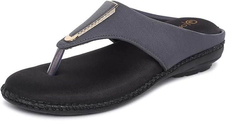 ORTHO JOY Fancy doctor slippers | Stylish chappal for women | Comfortable flat sandals for women stylish on Amazon.ae - Price Tracker