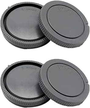 Double O1 Lens Rear Cap & Camera Body Sensor Cover Replacement for Sony E-mount Lens and Camera (2 Lens Caps + 2 Sensor Caps) على Amazon.ae - متتبع الأسعار