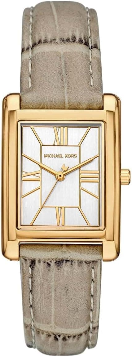 Michael Kors MK4964 Leather Strap Analog Quartz Wristwatch for Women, 26 mm Size, Gold/Nude on Amazon.ae - Price Tracker