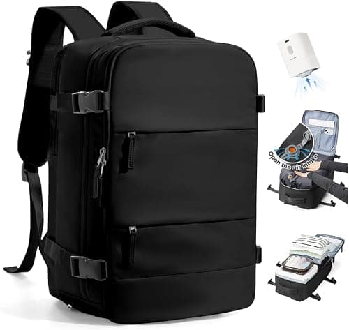 SZLX Vacuum Backpack with Pump Carry On Luggage Airline Approved Women Men on Amazon.ae - Price Tracker