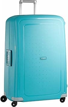 Samsonite S'Cure - Spinner S Carry-On Luggage, 55 cm, 34 L, 4 Wheels, Blue (Aqua Blue) on Amazon.ae - Price Tracker