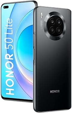 HONOR 50 Lite Mobile Phone, SIM-Free Unlocked Smartphone with 64MP Camera, 4300mAh Large Battery+66W Supercharge, 6.67” Full View Display, ８+128GB（Midnight Black） - Amazon.ae Price Tracker