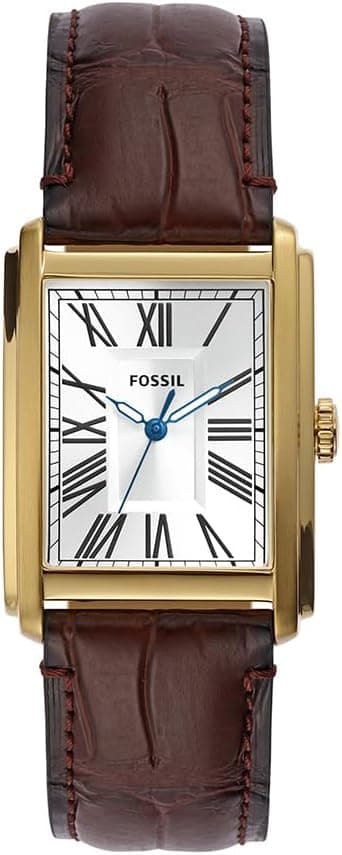 Fossil Men's Carraway watch Three-Hand, Stainless Steel Watch with a 30mm case size and leather or steel strap on Amazon.ae - Price Tracker