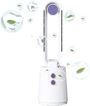 Silent Bladeless Fan Tower Fan Vertical Fan Bladeless Fan, 2H Timer 3 Speeds Dormitory Vertical Air Cooler for Indoor Home Bedroom Office Room on Amazon.ae - Price Tracker