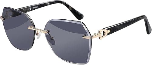 ZENOTTIC Oversized Rimless Sunglasses for Women Geometric Diamond Cutting Gradient Lens UV Protection Fashion Shades Trendy on Amazon.ae - Price Tracker