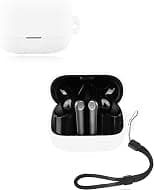 Case for EarFun Air Pro 4+ Wireless Earbuds, yystao Soft Silicone Protective Cover compatible with EarFun Air Pro 4 Plus, With Lanyard, Dustproof, Shockproof & Durable, White - Best Deal Finder