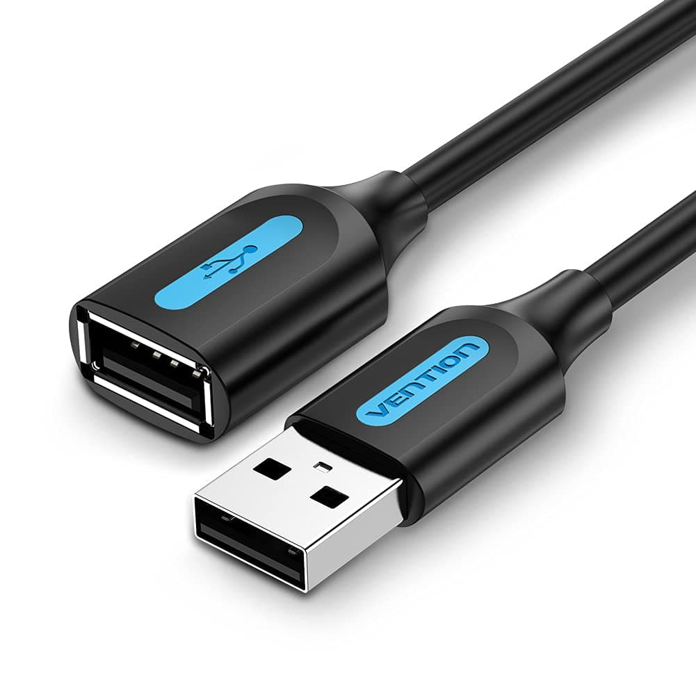 VENTION USB 2.0 A Male to A Female Extension Cable Nickel-Plated Support Data Transfer @480Mbps and Charging @2A (USB 2.0 Extension, 1 Meter) on Amazon.ae - Price Tracker