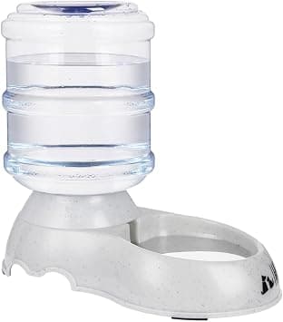 LIL' PAWS GravityFlow Automatic Pet Water Dispenser, Water Fountain & Bowl for Dogs and Cats, Automatic Cat Feeder, Dog Water Fountain, 3.8 Liters (White) on Amazon - Best Deal Finder