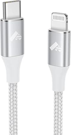 Aioneus USB C to Lightning Cable 2M, [MFi Certified] iPhone Charger Cable Power Delivery PD 20W Type C iPhone Cable Fast Charging for iPhone 14 13 12 11 Pro Max Mini XS XR X 8 7 6 5, iPad on Amazon.ae - Price Tracker