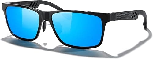 Polarized Sunglasses for Men Driving Fishing Aluminum Frame UV400 on Amazon.ae - Price Tracker