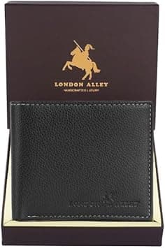 LONDON ALLEY Onex Wallet | RFID Protected | Classic Leather Wallet, BLACK, Contemporary on Amazon.ae - Price Tracker