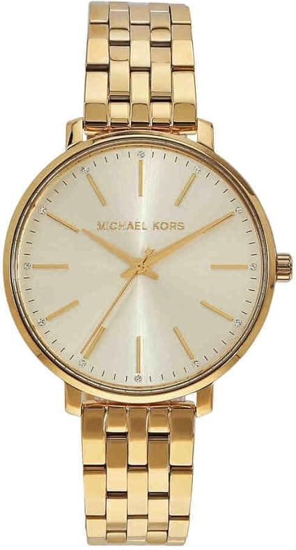 Michael Kors Women's Pyper Three-Hand Gold-Tone Stainless Steel Watch, MK3898 on Amazon.ae - Price Tracker