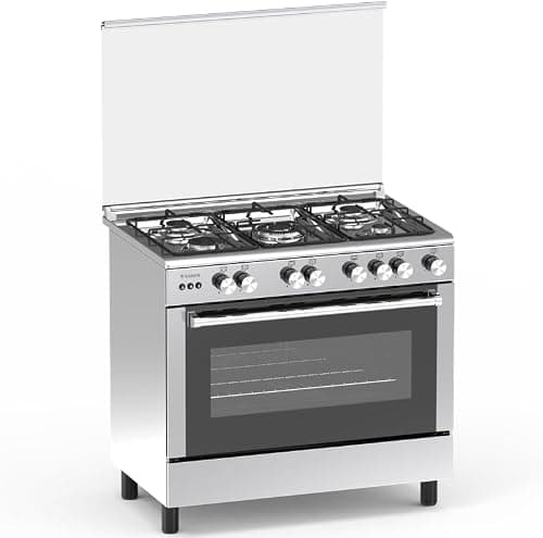 Venus Cooker 90 x 60 cm 5 Gas Stainless Steel with Gas Oven VC9060ESD على Amazon.ae - متتبع الأسعار