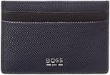 BOSS, Jinko Textured Card Holder, Midnight Sapphire, One Size, Midnight Sapphire, Card Case 4 - Inch, Jinko Textured Card Holder - Best Deal Finder
