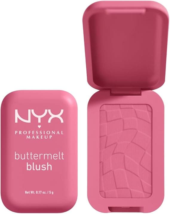 NYX PROFESSIONAL MAKEUP Buttermelt Powder Blush, Booming Pigment, Fade and Transfer-Resistant Blush, Up to 12 Hours Make Up Wear, Vegan Formula - For The Butta on Amazon.ae - Price Tracker