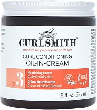 Curlsmith Curl Conditioning Oil in Cream - Natural Leave in Conditioner for Curly and Coily Hair (227g) على Amazon.ae - متتبع الأسعار