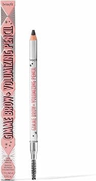 Benefit Gimme Brow + Volumizing Fiber Eyebrow Pencil Full Size 1.29g (6 Cool Soft Black), 0.042 Ounce - Best Deal Finder