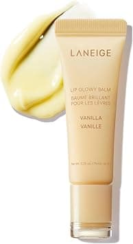 Laneige Lip Glowy Balm | Moisturizing Lip Treatment with Vitamin C + Shea Butter for Soft, Smooth and Glowing Lips | Korean Lip Balm For Dry Chapped Lips |Intense Hydration| Vanilla|10Gm - Best Deal Finder