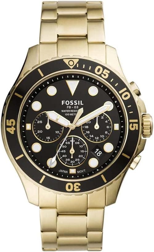 Fossil Men's FB-03 Stainless Steel Casual Quartz Watch - FS5727 on Amazon.ae - Price Tracker