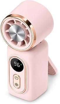 Pink Mini Handheld Cooling Fan with Portable Design, Compact Personal Fan for Bedroom Office Desk Use, Lightweight Air Circulation Device with Easy Carry Structure for Convenient Indoor Cooling on Amazon.ae - Price Tracker