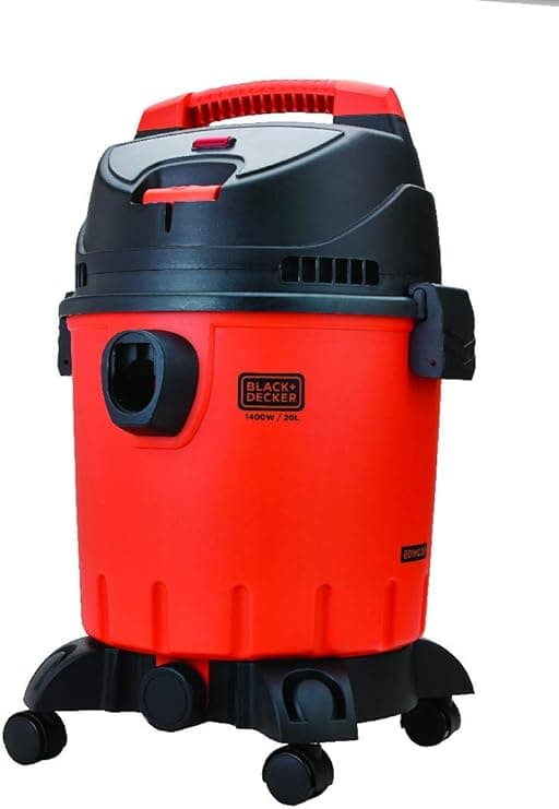 Black &amp; Decker 1400W 20 Liter Wet and Dry Tank Drum Vacuum Cleaner, Orange/Black - WDBD20-B5, 2 Years Warranty on Amazon.ae - Price Tracker