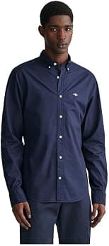 GANT Men 3000102-110 Slim Fit Poplin Shirt - Best Deal Finder
