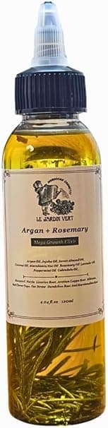 Pure rosemary hair oil for growth - 120 ml -mixed with Argan Oil and 5 Oils - Natural Herbals Oils for Hair Growth - Hair Fall Reduction and Scalp Care on Amazon.ae - Price Tracker