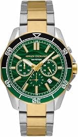 Armani Exchange Men's Analog Quartz Watch with Stainless Steel Strap AX1966 - Best Deal Finder