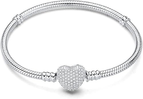 Pandora Charm Snake Pattern Bracelet 925 Sterling Silver Snake Pattern Bracelet, Gift for Women Girls on Amazon.ae - Price Tracker