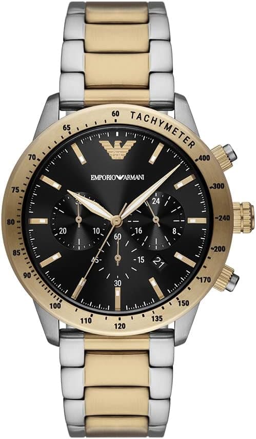 Emporio Armani Men's Chronograph Watch على Amazon.ae - متتبع الأسعار