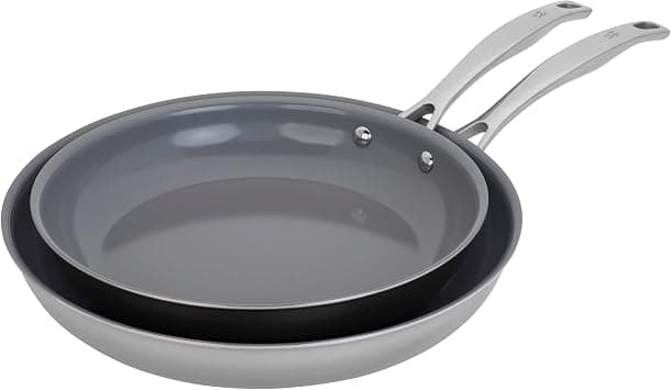 HENCKELS Clad H3 Fry Pan, 2-pc, Stainless Steel على Amazon.ae - متتبع الأسعار