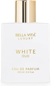 BellaVita Luxury White OUD Perfume for Women | White Musk, Vanilla, Amber | Long-Lasting Women Perfume | Oud Perfume for Woman | IFRA Certified Fragrance Oils | Cruelty-Free, Perfume Bottle,100ml on Amazon.ae - Price Tracker
